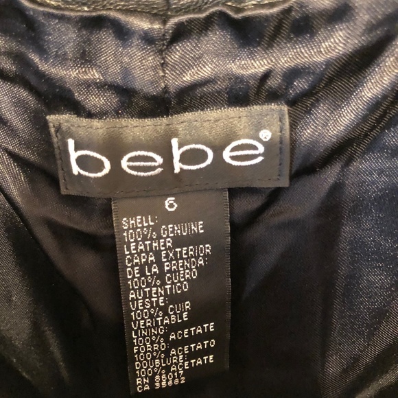 Bebe Pants Jumpsuits Leather Pants Bebe Size 46 Halloween Poshmark